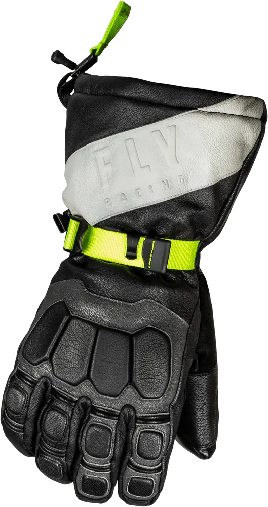 Fly Racing Glacier Gloves Black/Grey/Hi-Vis