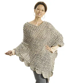 Free The Gift Poncho Crochet Pattern