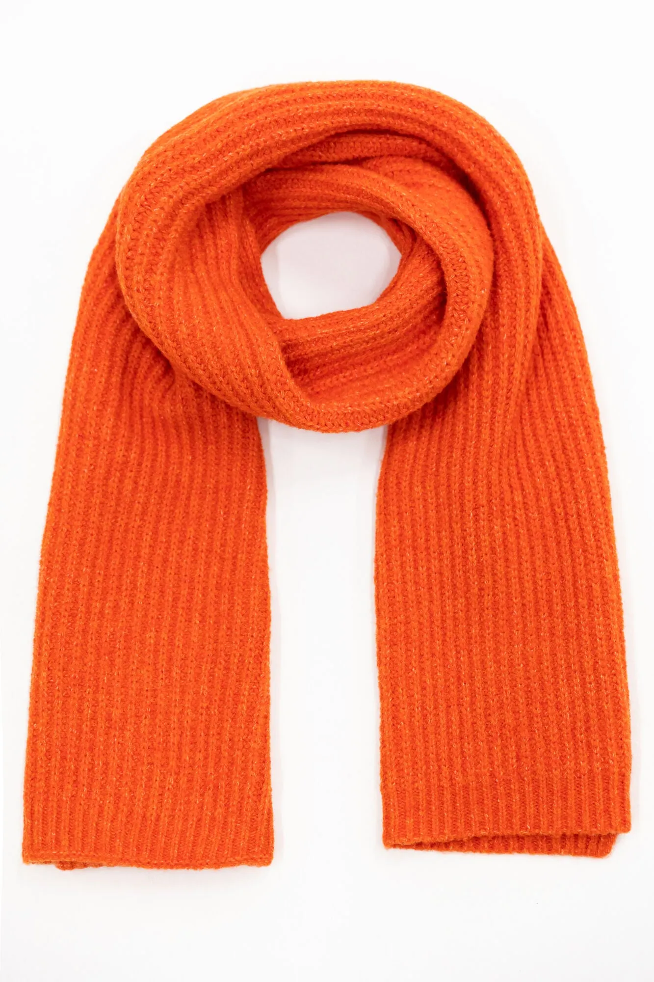 Garcia Orange Chunky Scarf Flame Scarlet