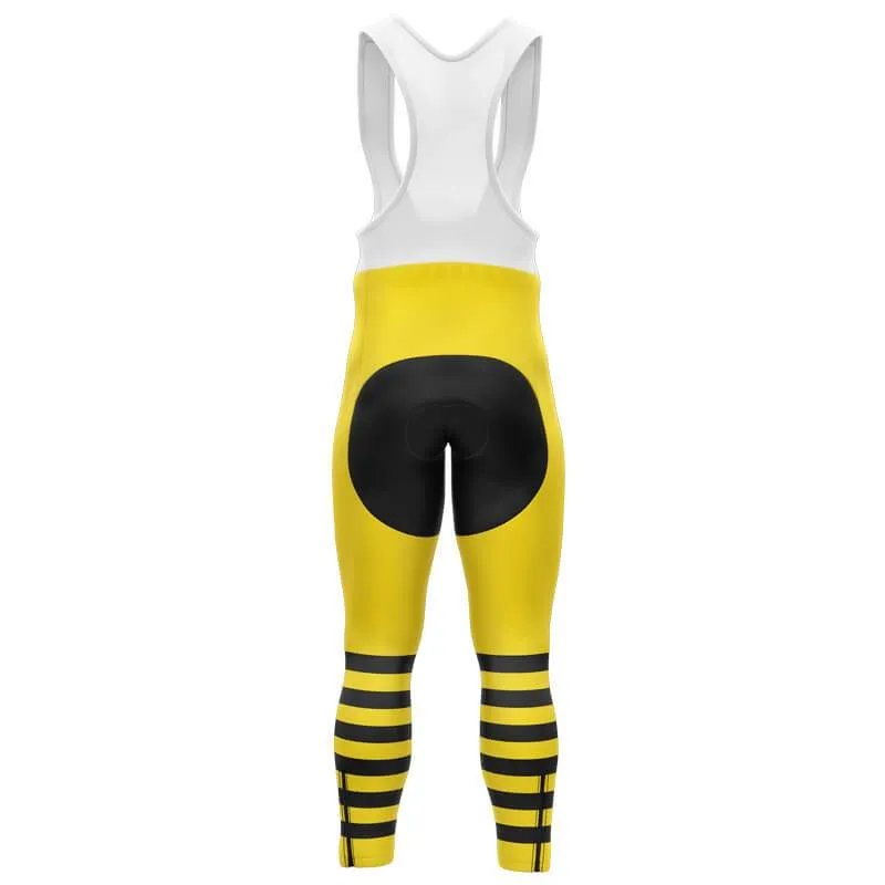 Half Stripes Bib Pants (YELLOW)