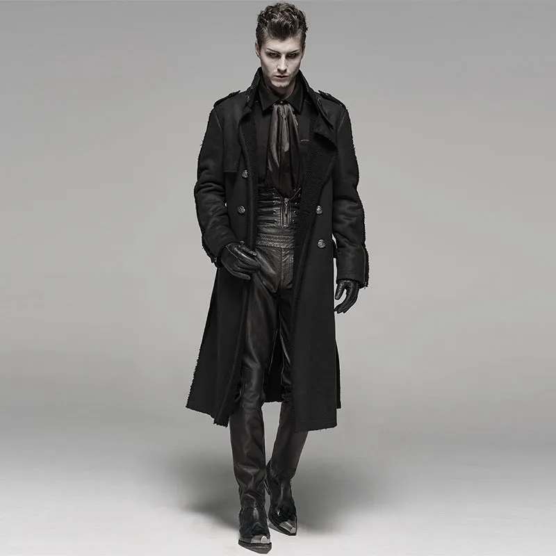 Halloy™ Punk Gothic Rock Fur Coat