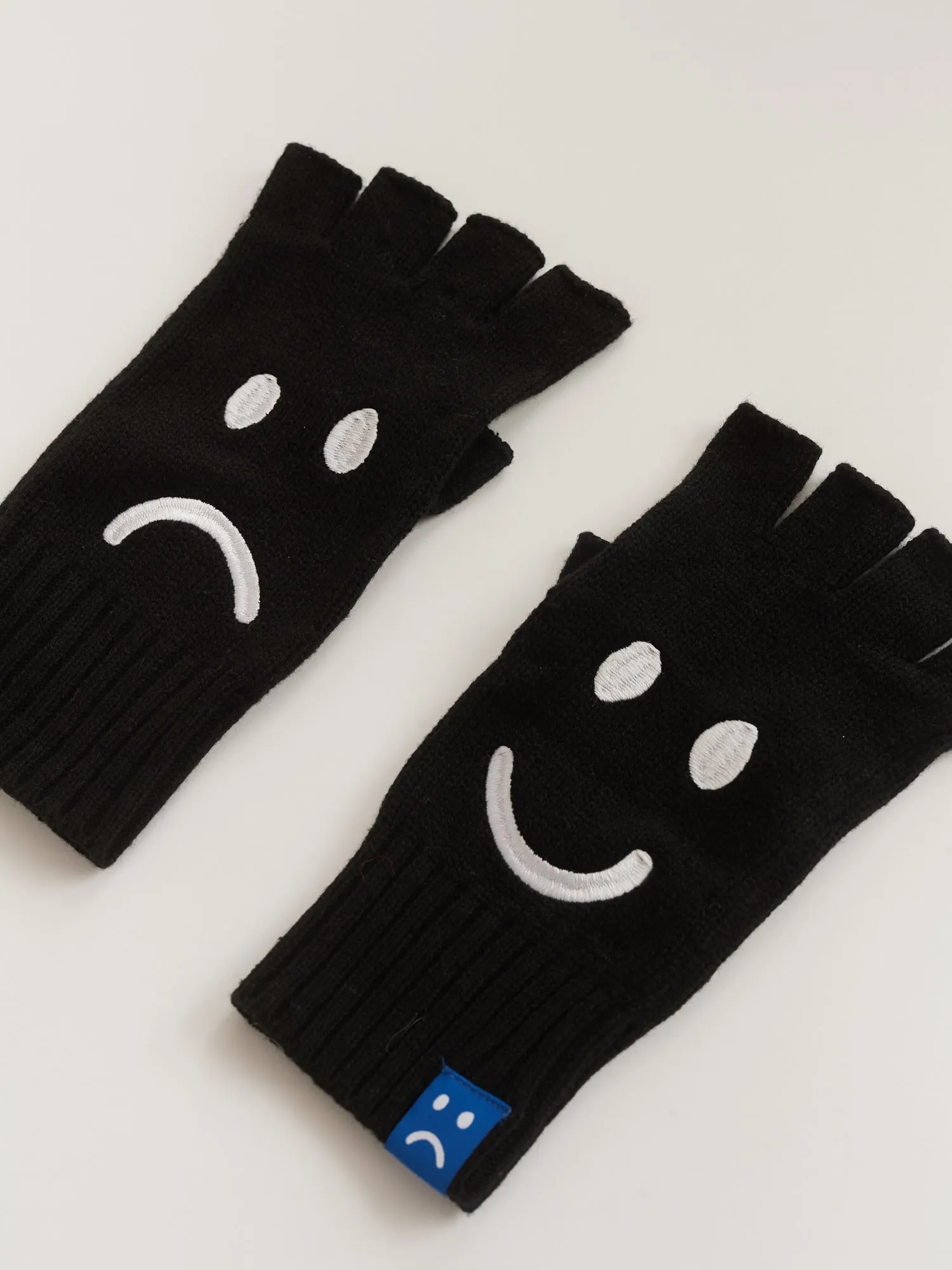 Happy Sad Fingerless Gloves