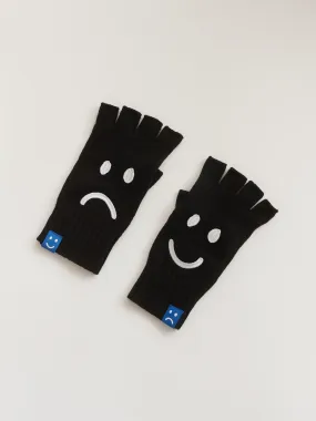 Happy Sad Fingerless Gloves