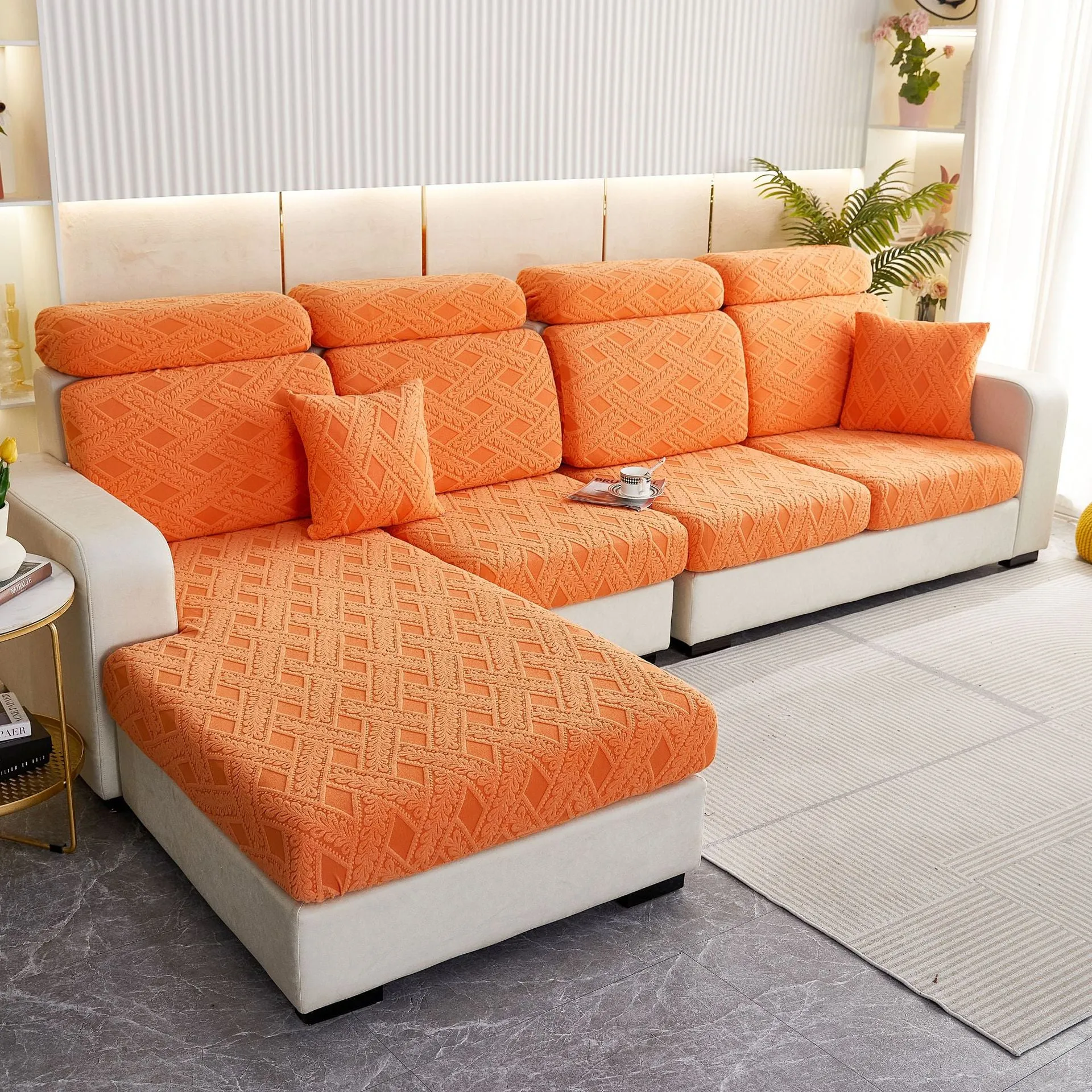 High Stretch Anti-Slip Sectional Sofa Cover