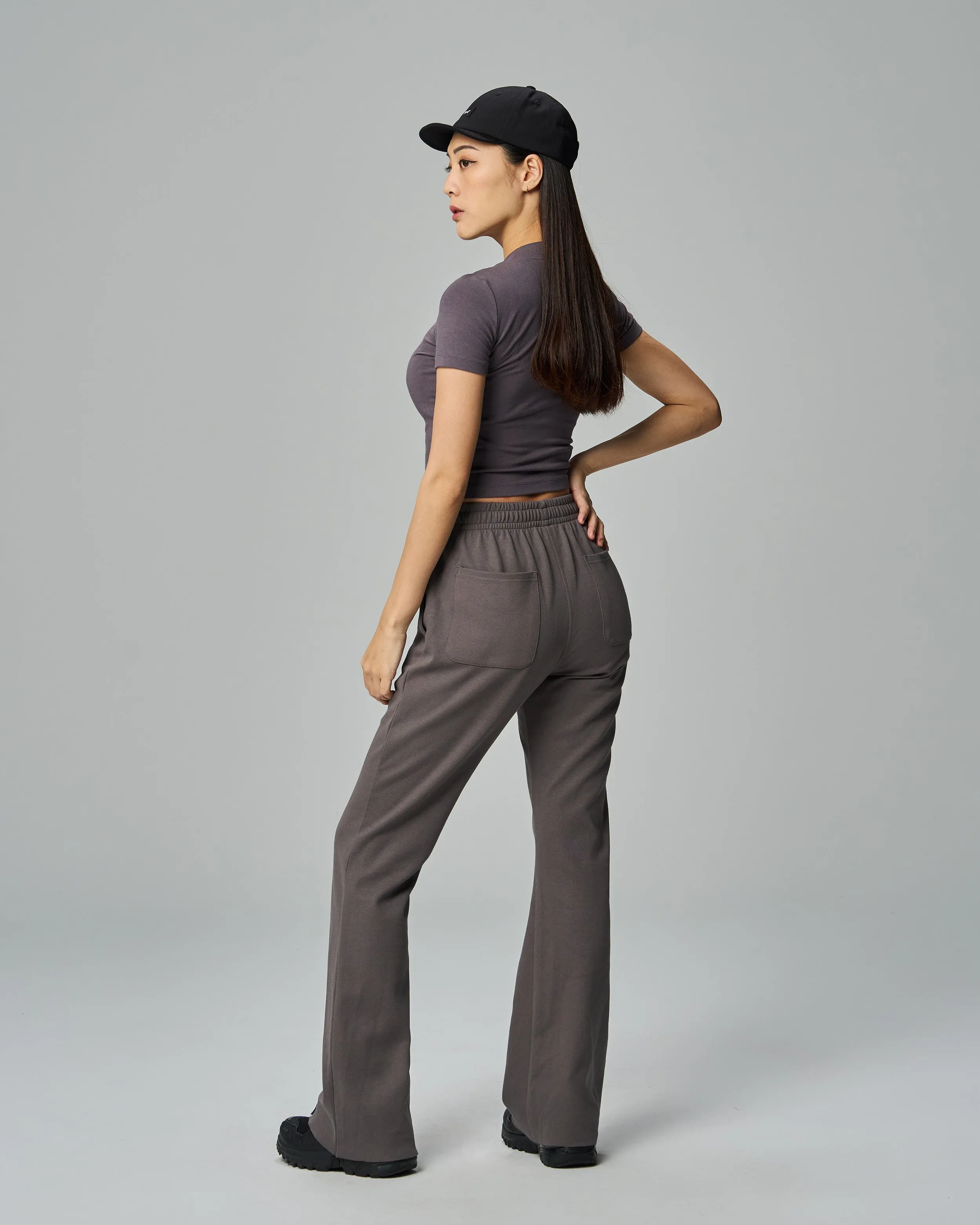 High-Waisted Raw Cut Pant