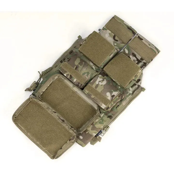 IDOGEAR Tactical Pouch Bag Zip On Panel W/ Mag Pouch for AVS JPC2.0 CPC Vest 3573