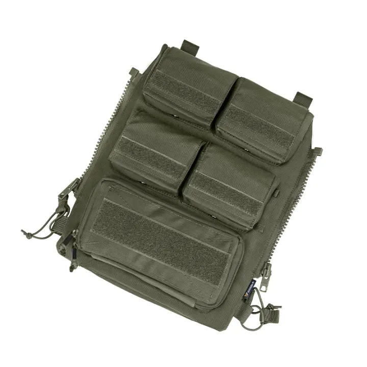 IDOGEAR Tactical Pouch Bag Zip On Panel W/ Mag Pouch for AVS JPC2.0 CPC Vest 3573