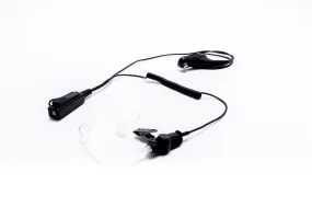 Impact Platinum Series 1-Wire Surveillance Kit for Two-Way Radio with Quick Disconnect Acoustic Tube K2-P1W-AT1