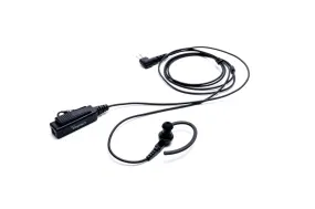 Impact Platinum Series Noise Cancelling 2-Wire Surveillance Kit for Two-Way Radio with Ear Hook w/ In-Ear Bud VY6-P2W-EH4-NC