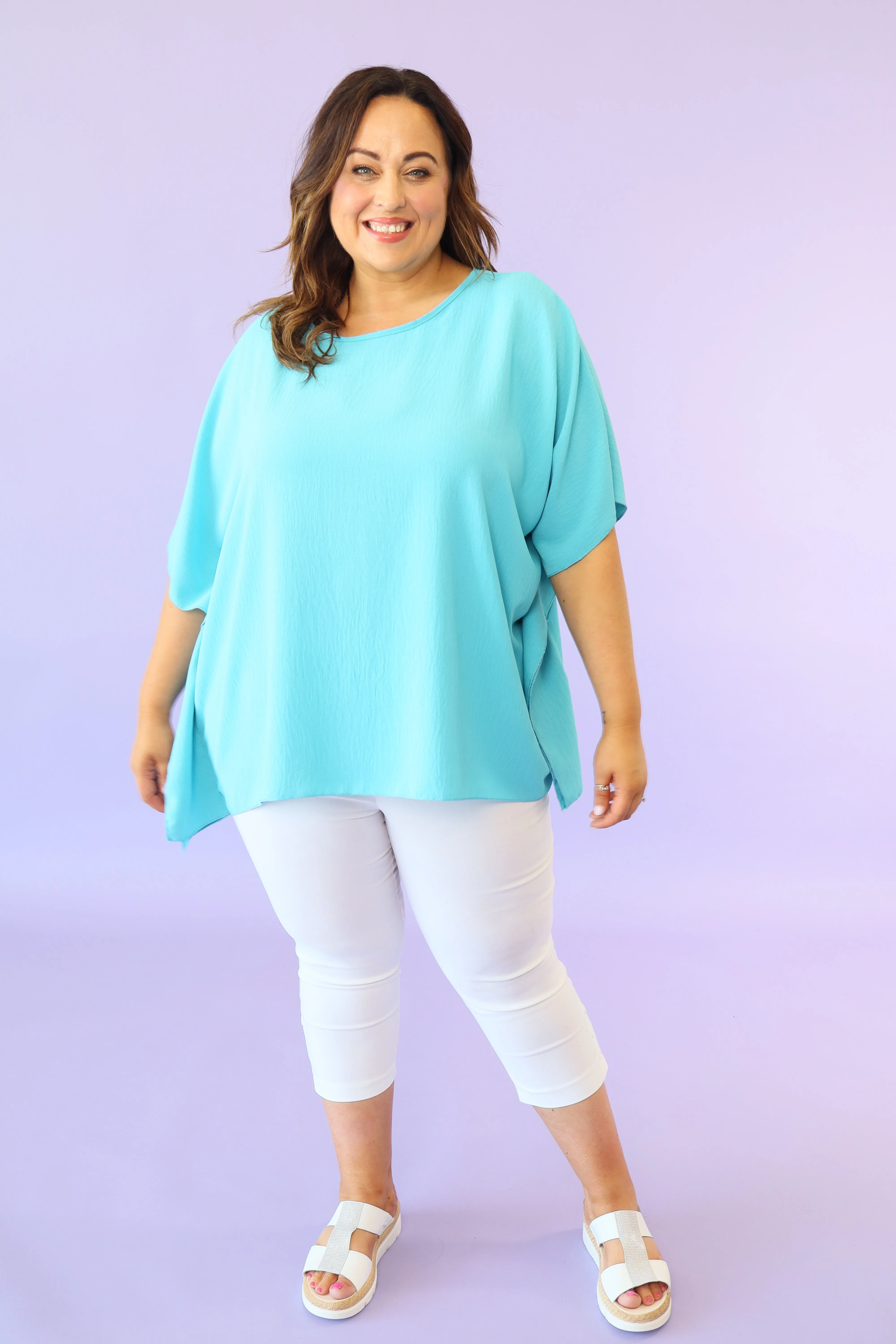 Juliet Top in Turquoise