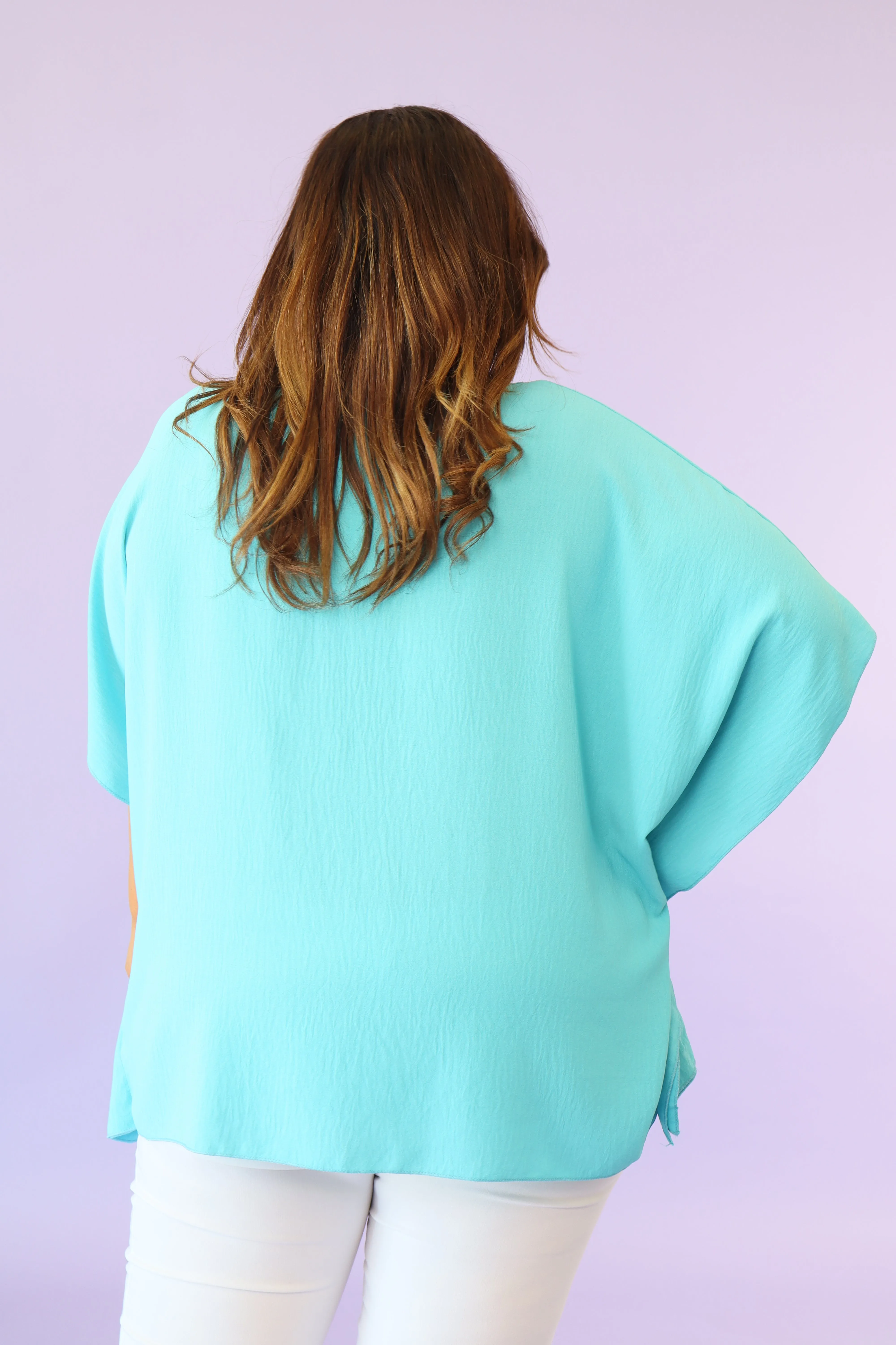 Juliet Top in Turquoise