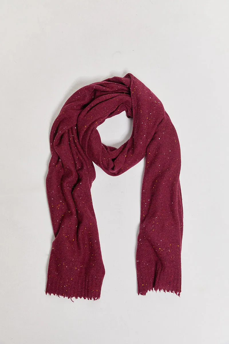 june cashmere fleck scarf