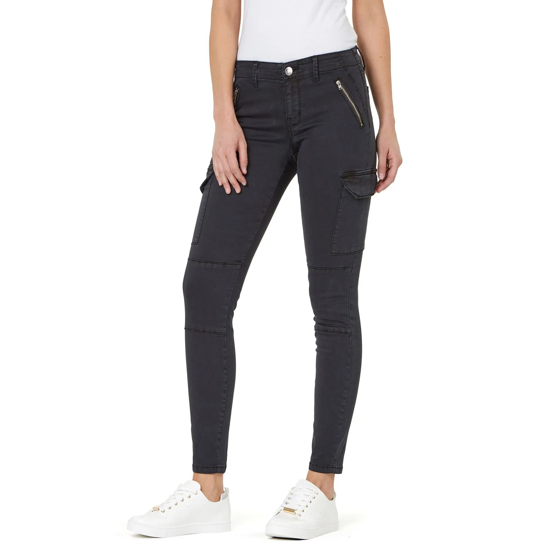 Kevin's Women's Mid-Rise Cargo Pant