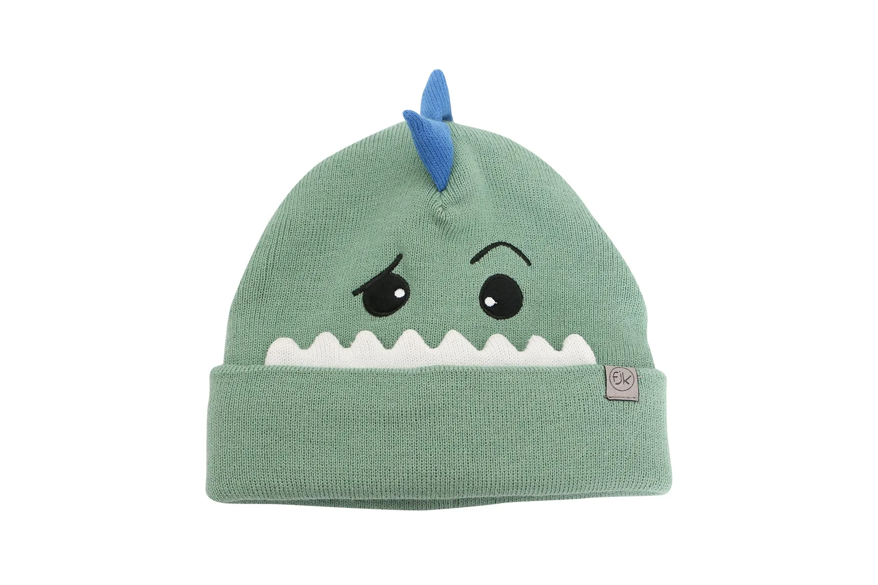 Kids Knitted Beanie - Dinosaur