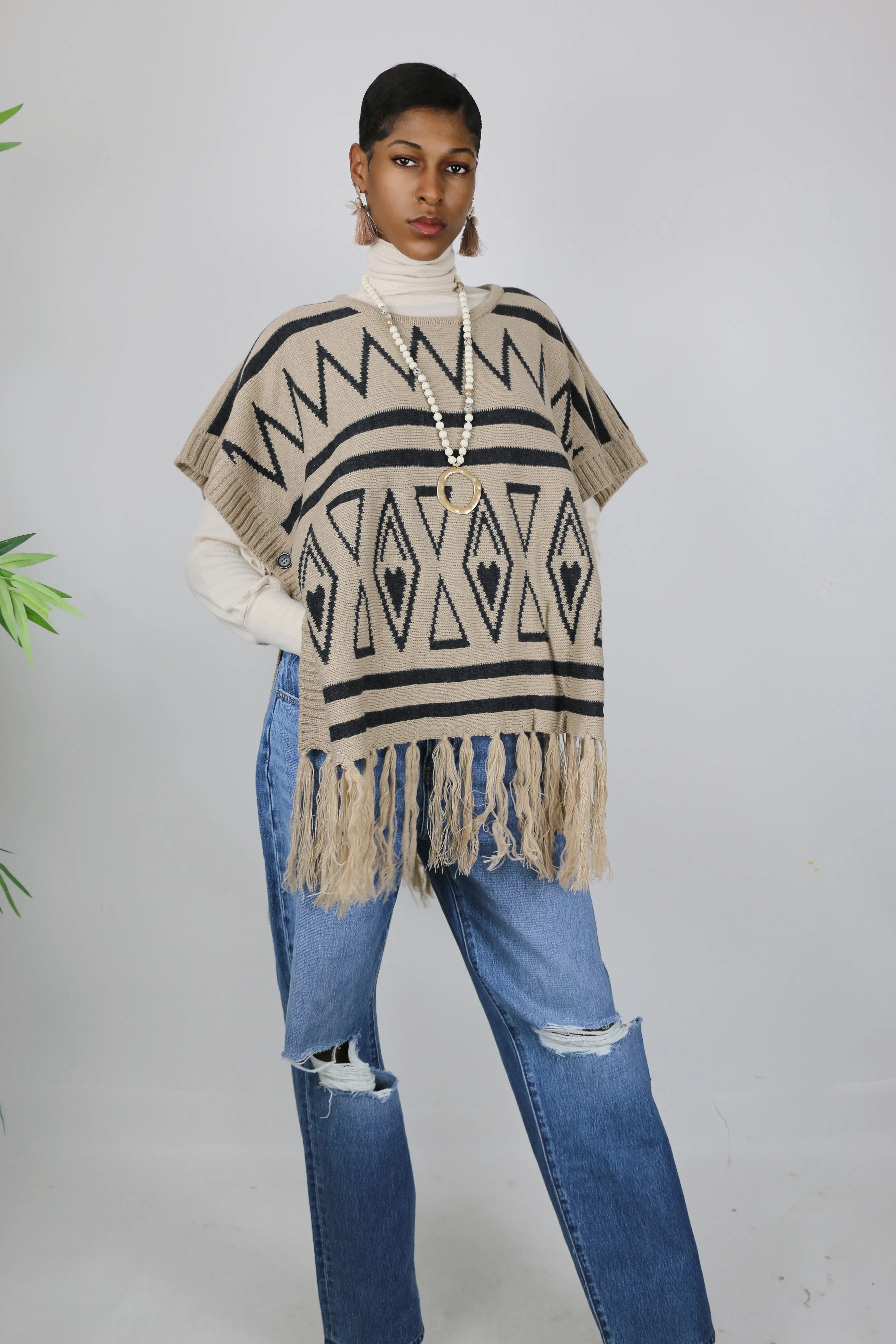 Kino Knit Poncho