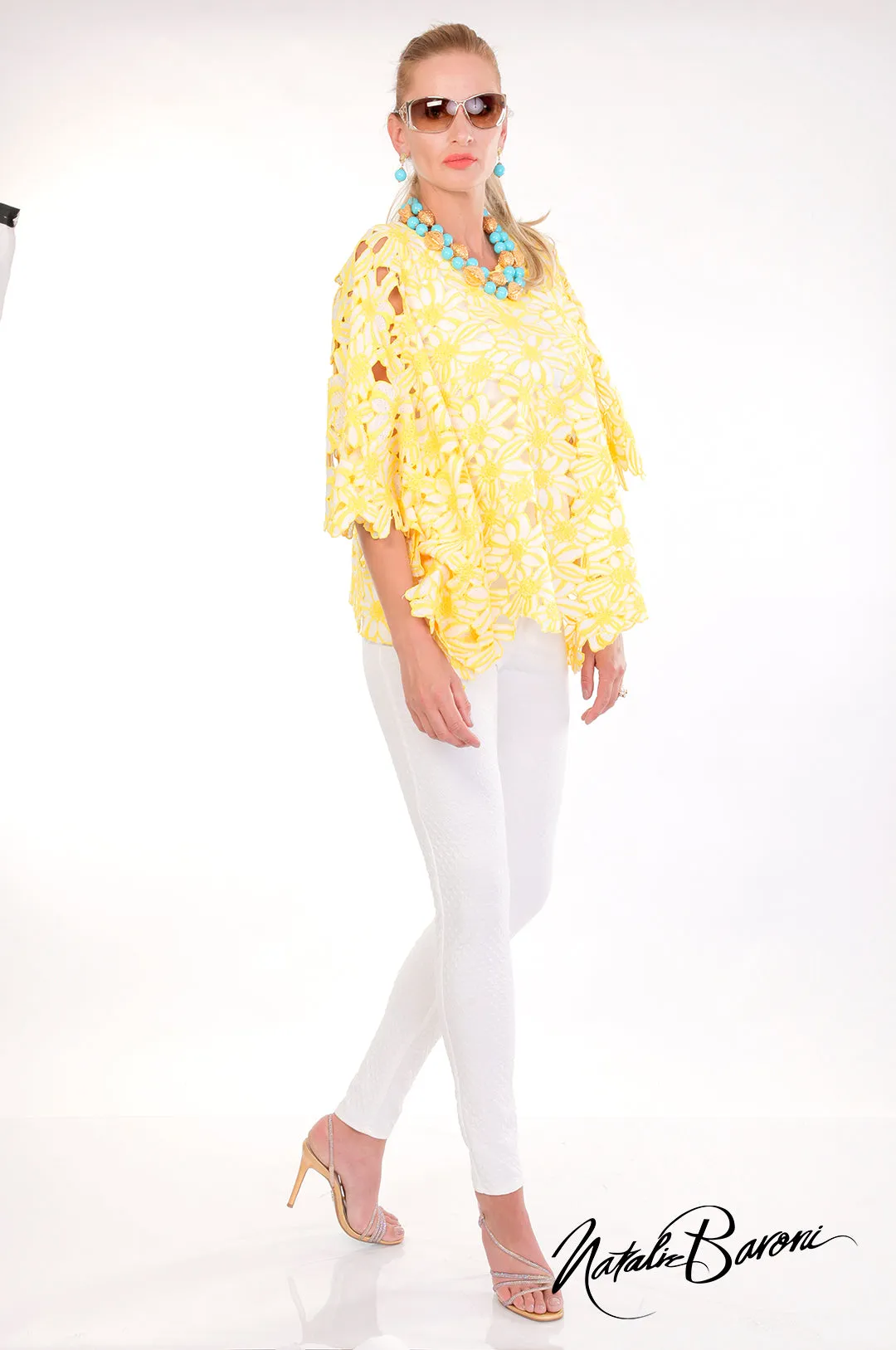 Lace Poncho Top - Burano