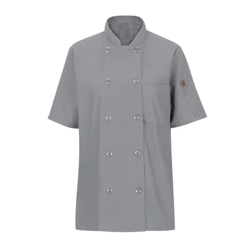 Ladies' Short Sleeve Chef Coat