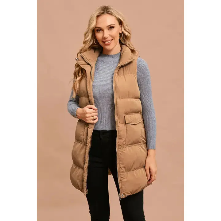 Lindsey Longline Puffer Vest