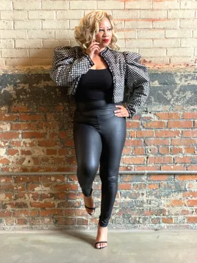 Liquid Leather Leggings