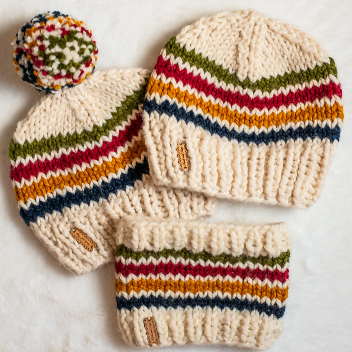 Matching Trademark Beanie & Cowl Set