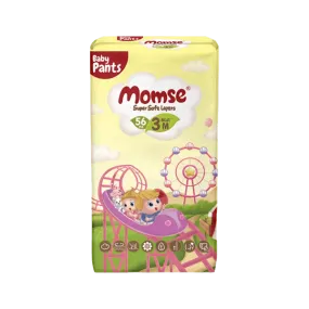 MOMSE BABY PANTS M-3 6-11 KG 56PCS