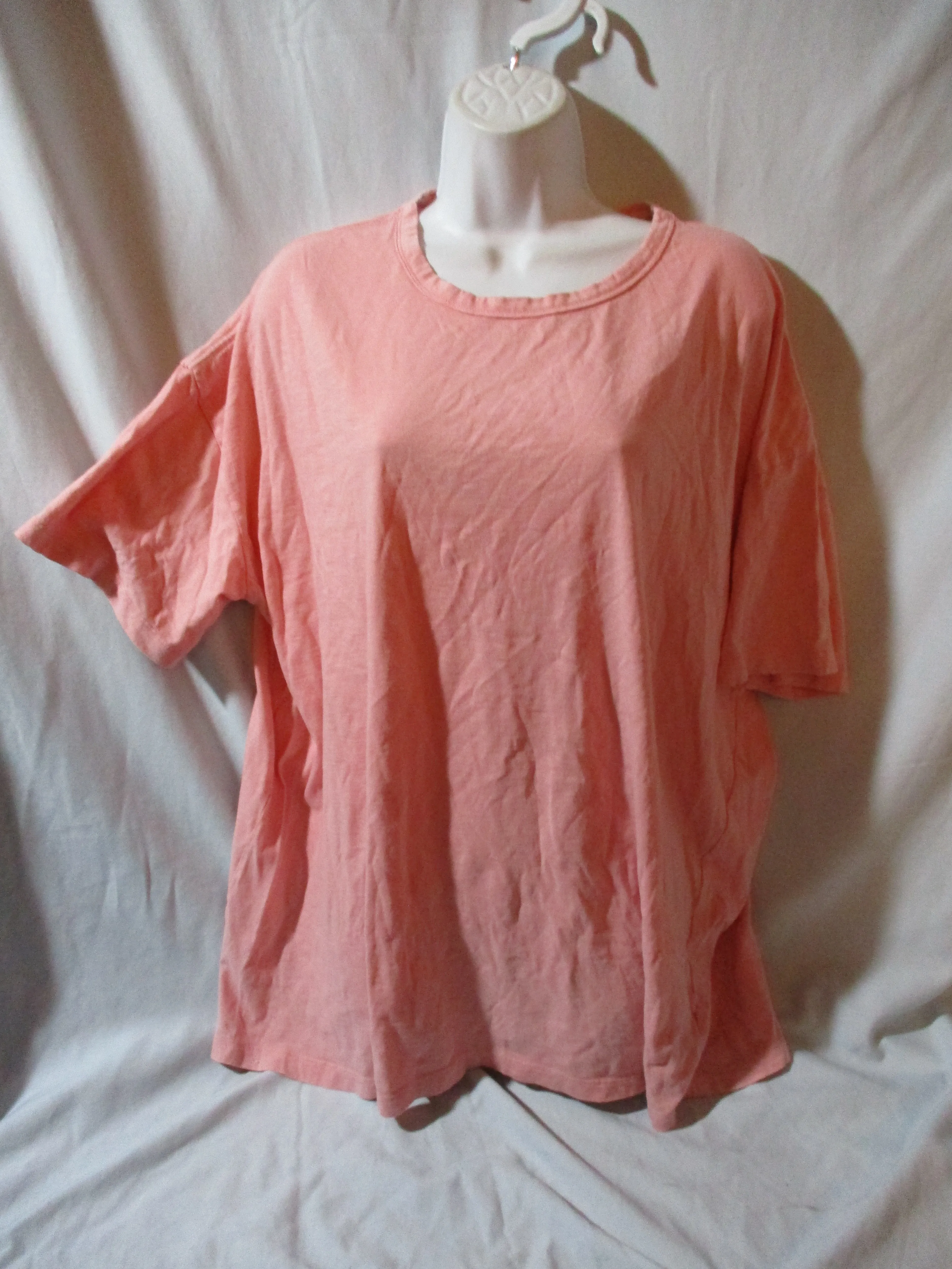 NEW AERIE Tee 100% Cotton T-Shirt Top XL PINK CREWNECK