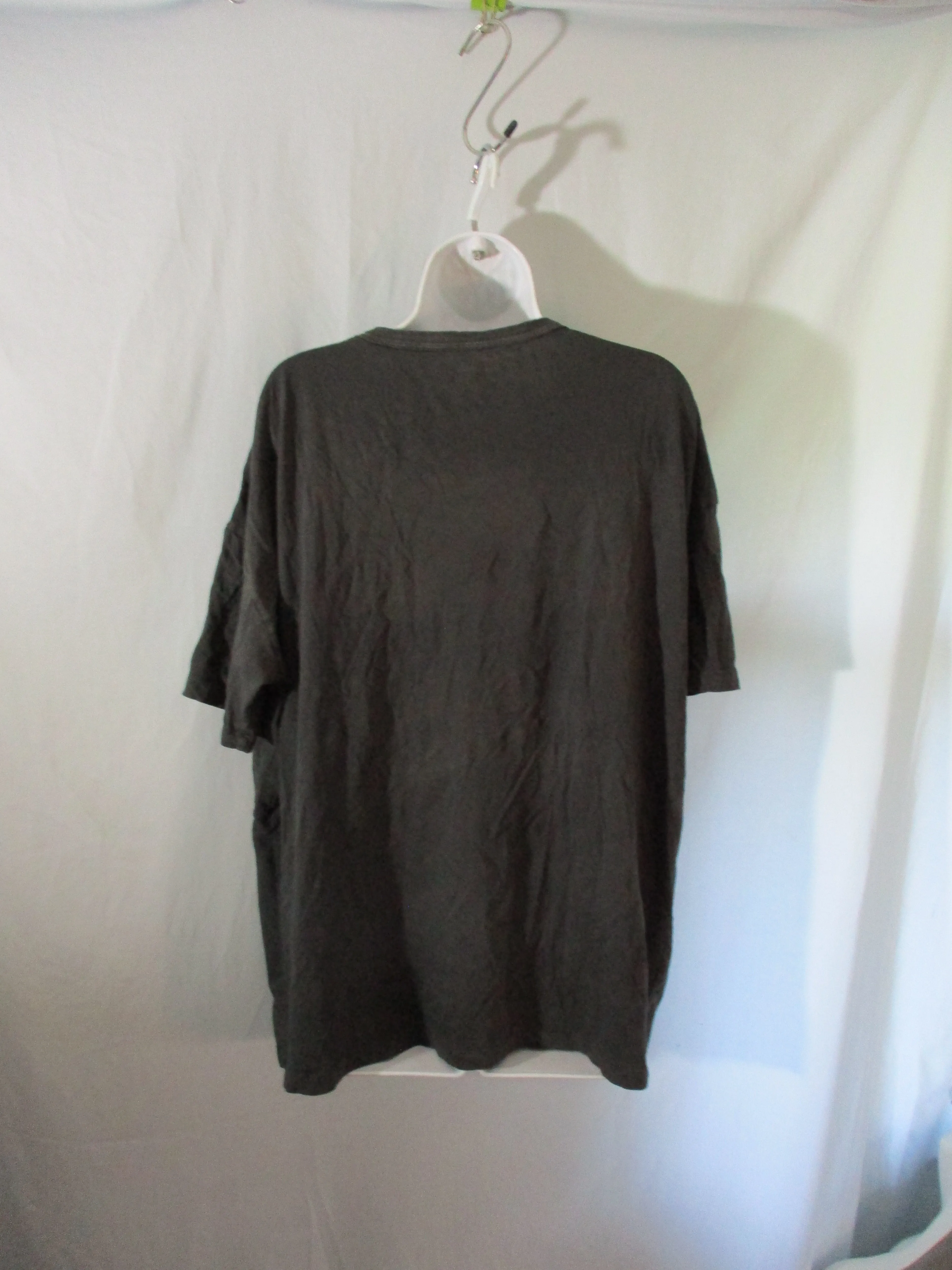 NEW AERIE Tee T-Shirt Top XL CHARCOAL GRAY GREY CREWNECK