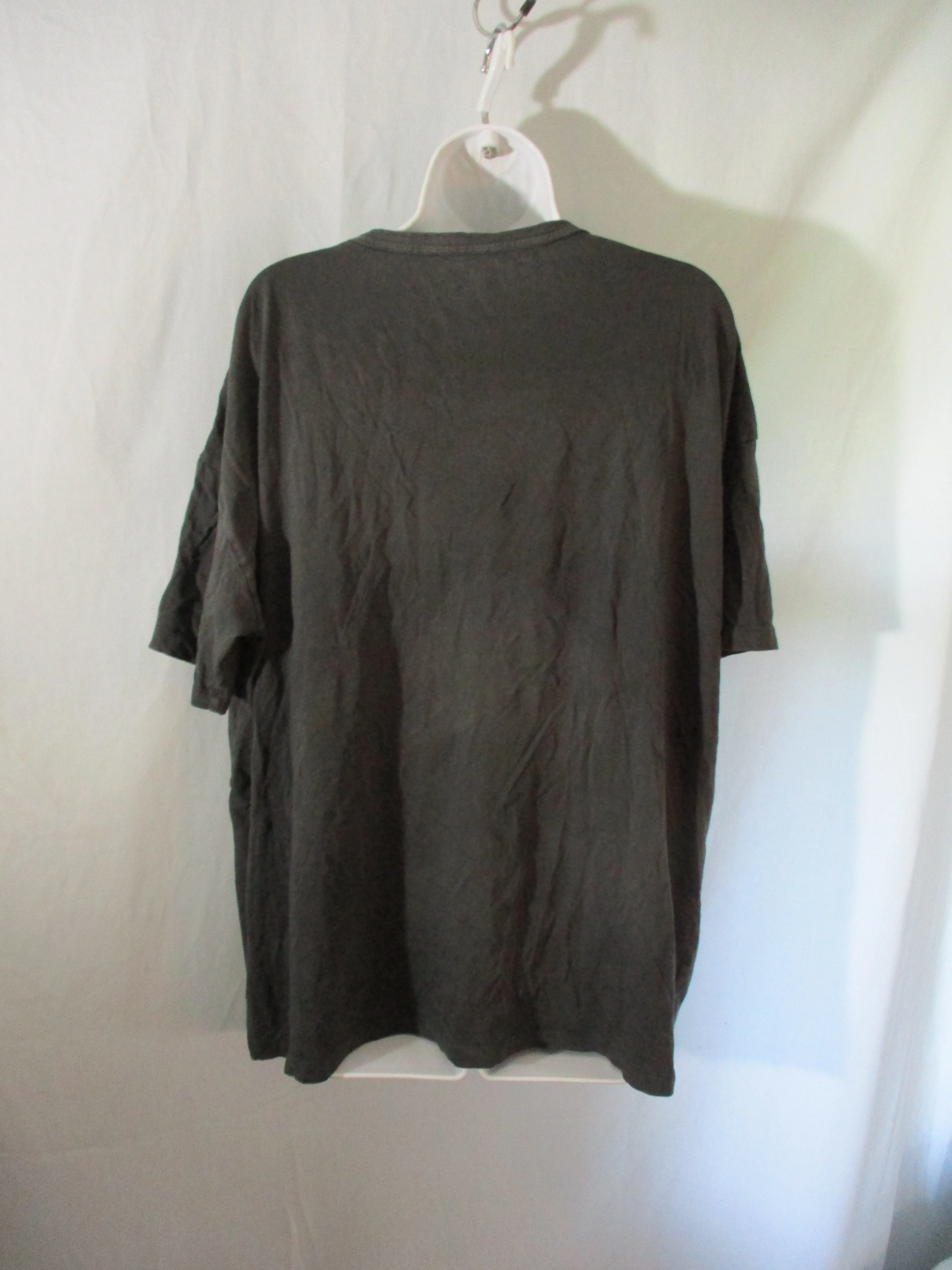 NEW AERIE Tee T-Shirt Top XL CHARCOAL GRAY GREY CREWNECK