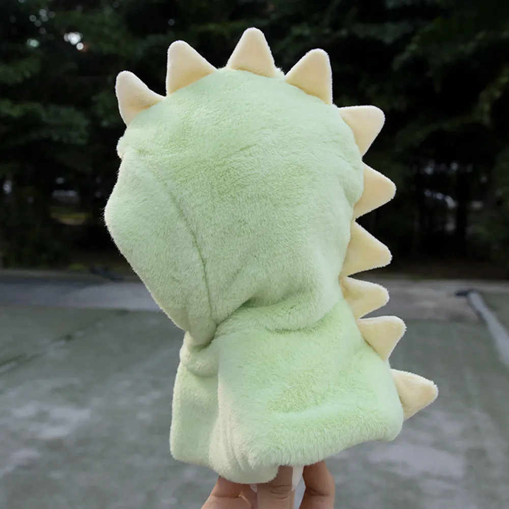 niannyyhouse 10cm 20cm Plush Doll Clothes Shawl Dinosaurs Sharks Rabbits Bears Puppies Embroidered Poncho Dolls Dress Up