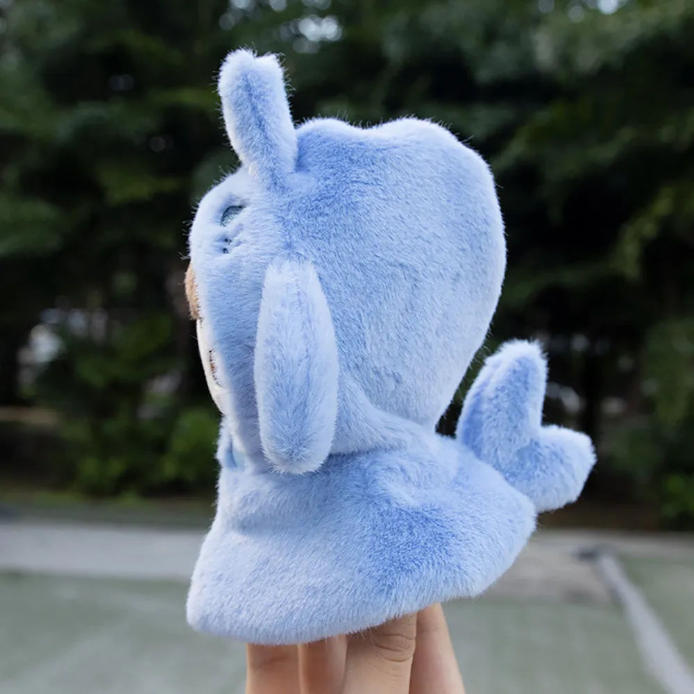 niannyyhouse 10cm 20cm Plush Doll Clothes Shawl Dinosaurs Sharks Rabbits Bears Puppies Embroidered Poncho Dolls Dress Up