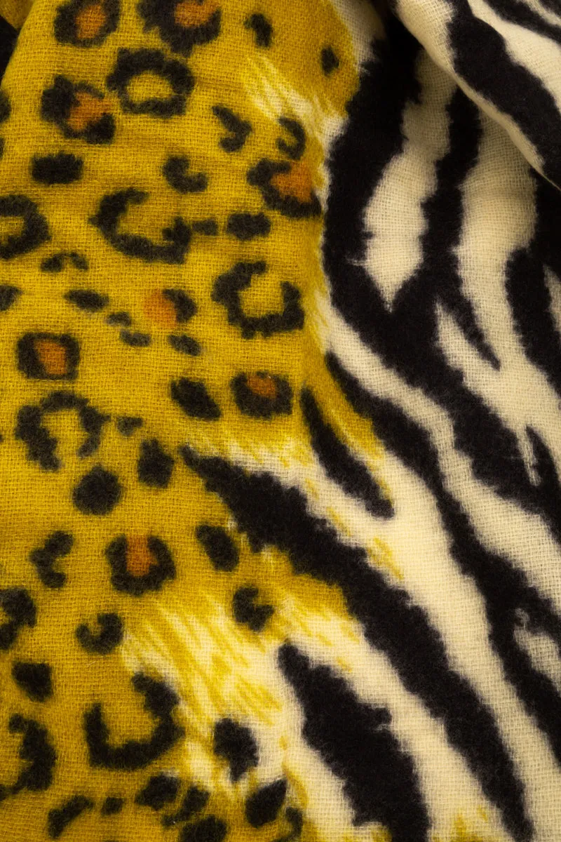 Oblong Scarf AnimAl Print