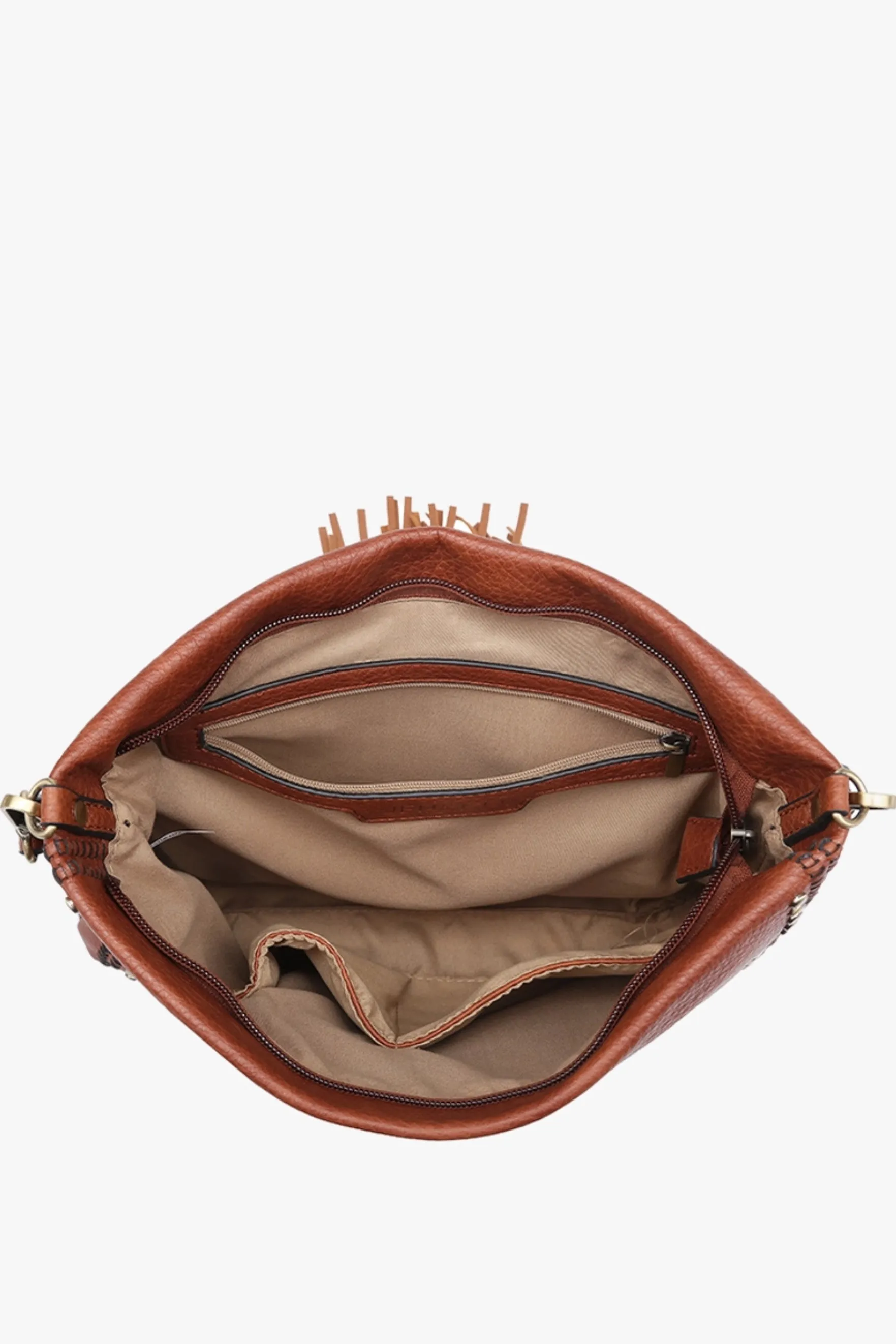 Oh So Chic Vegan Leather Crossbody Bag