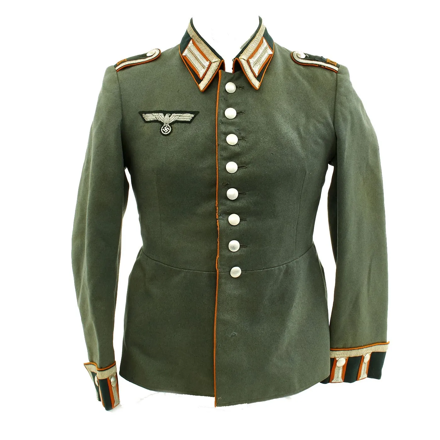 Original German WWII Recruiting Unteroffizier M35 Dress Tunic Waffenrock - Wehrkreis IX