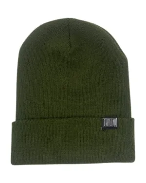 Overload Clip Tag Cuffed Beanie - Olive