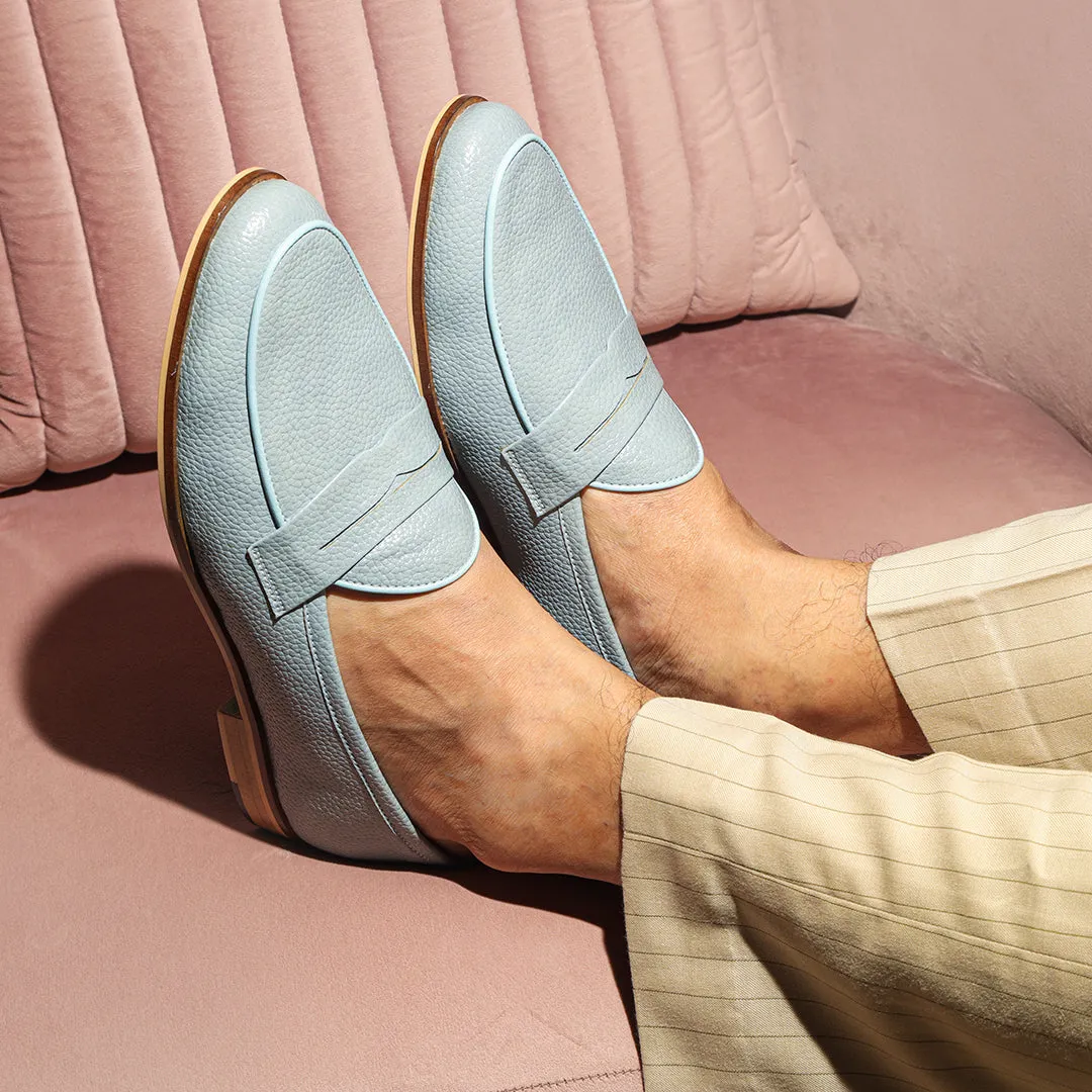 PENNY LOAFERS- SKY BLUE