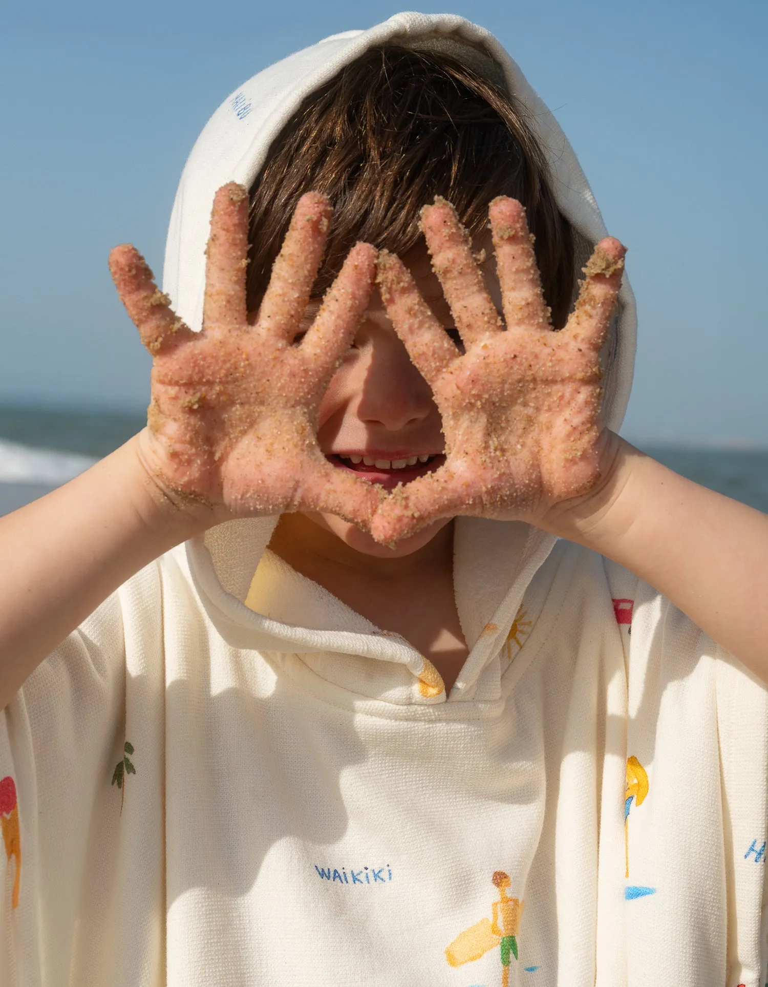 Poncho à capuche Enfant