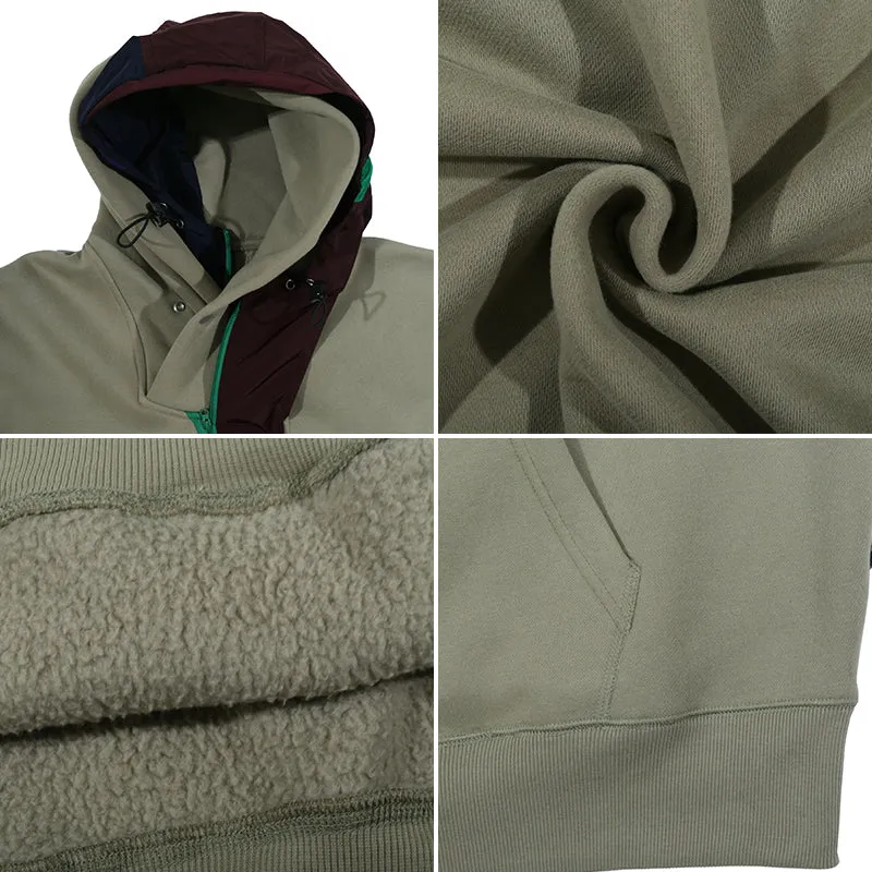 PopFlying Techwear Hoodie Patchwork Hood