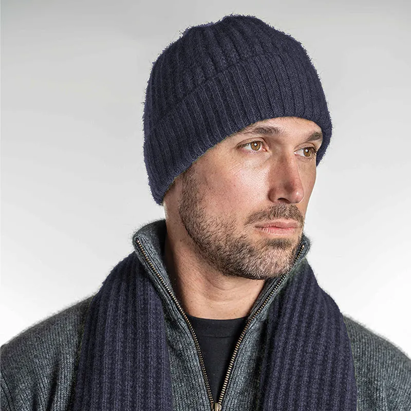 Premium Possum and Merino Wool-Ribbed Beanie