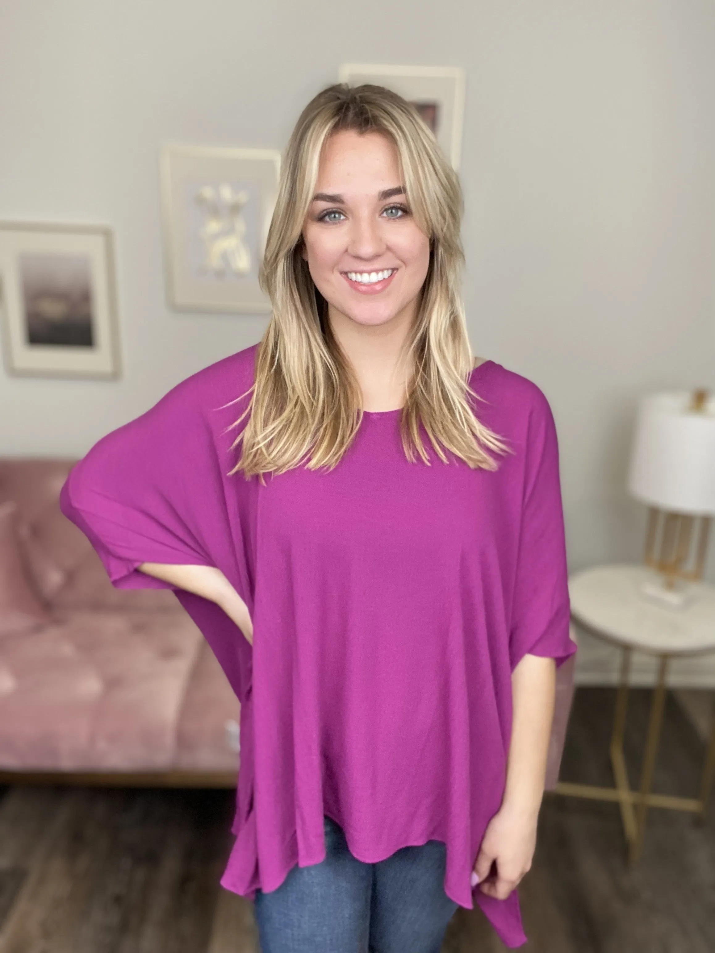 Pretty As A Plum Top * Final Sale*