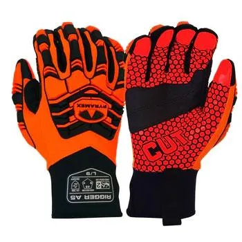 Pyramex Synth. Leather Silicone A5 Impact Gloves GL807CHT 6 pairs