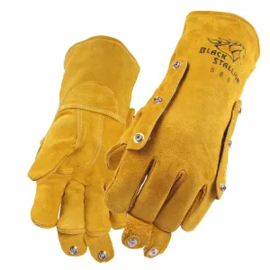 Revco 580 Black Stallion® Split Cowhide Stick Gloves w/ FluxGuard™ Snaps (1 Pair)