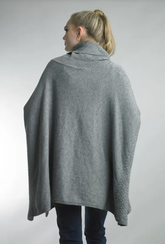 Ribbed Edge Poncho