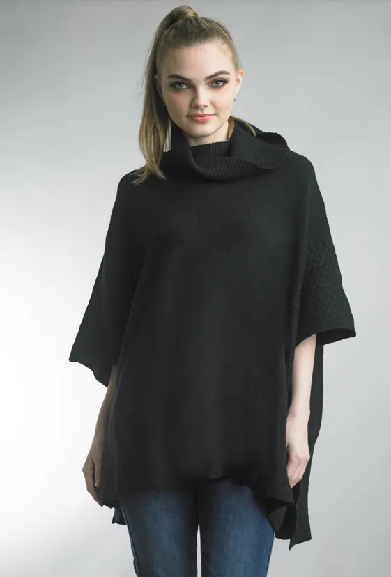 Ribbed Edge Poncho