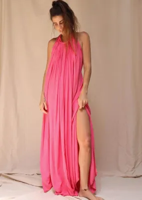 Rio Margarita Backless Maxi Dress in Watermelon