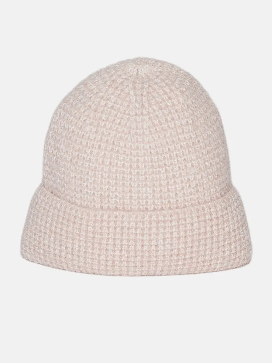 Ripton Textured Beanie- Pink