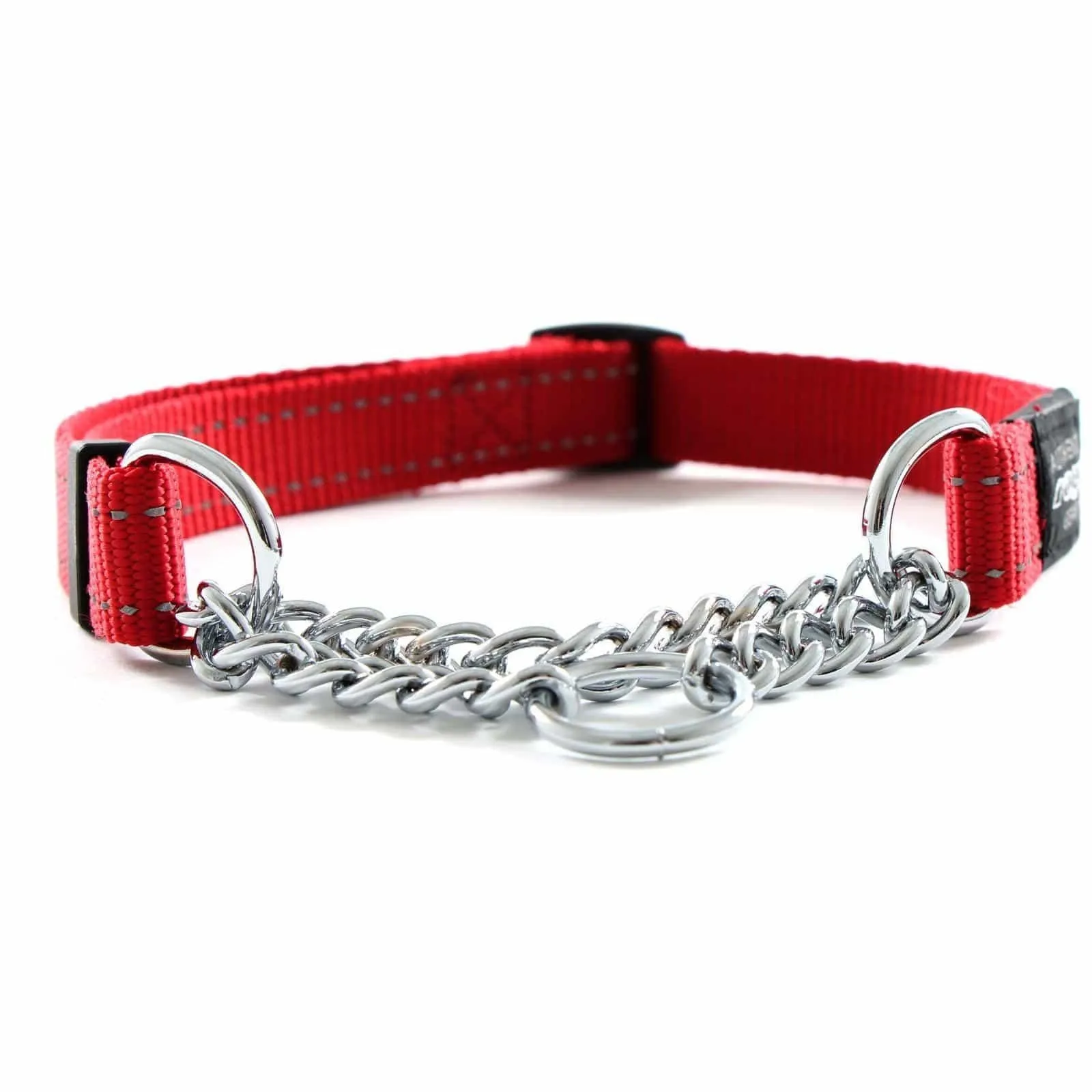 Rogz Obedience Half Check Chain Dog Collar