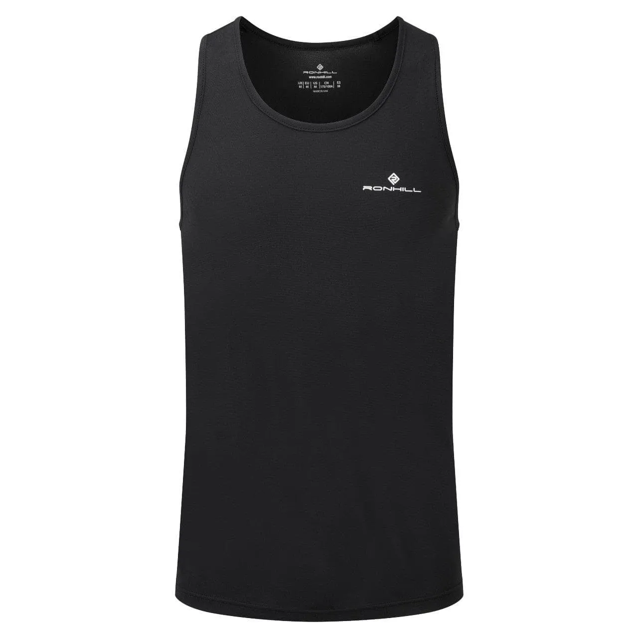 Ronhill Core Vest (Mens) - Black/Bright White