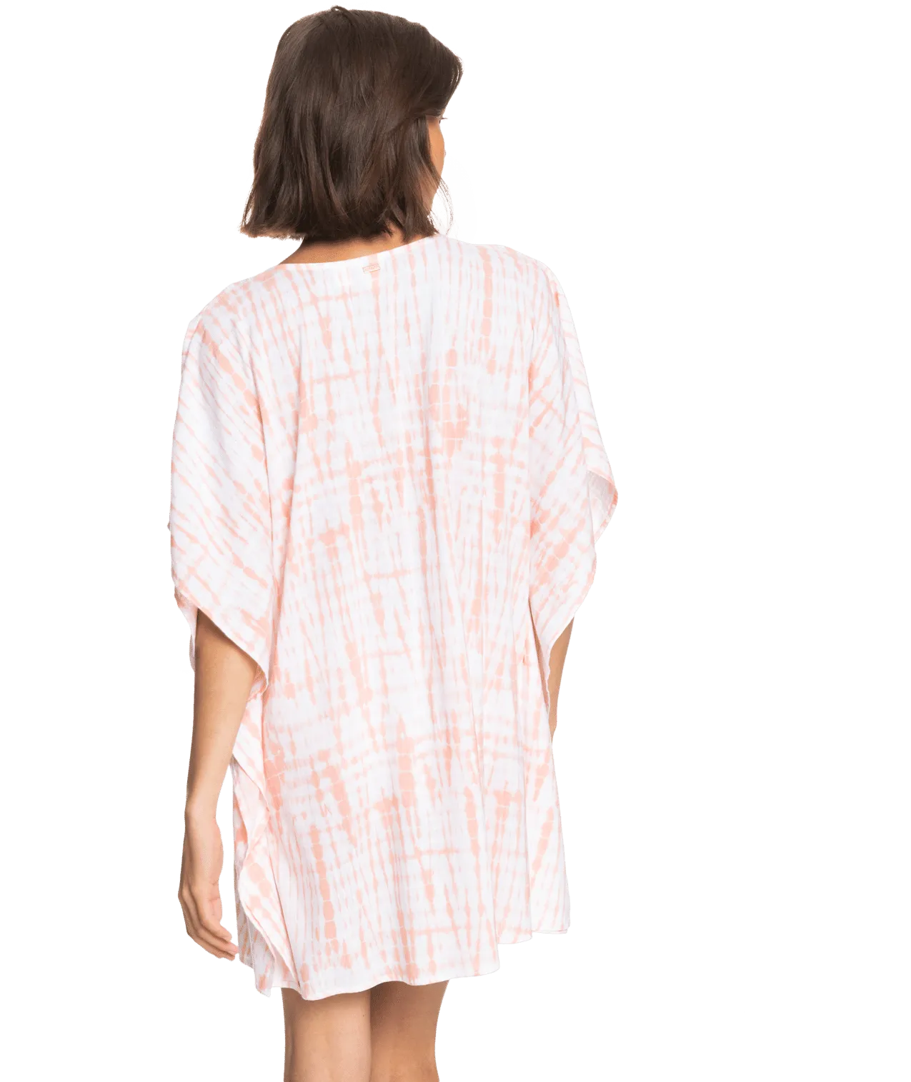 Roxy Not Anyone Poncho Dress-Peach Bud