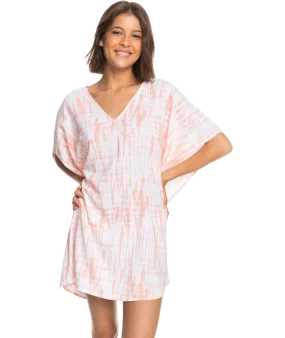 Roxy Not Anyone Poncho Dress-Peach Bud