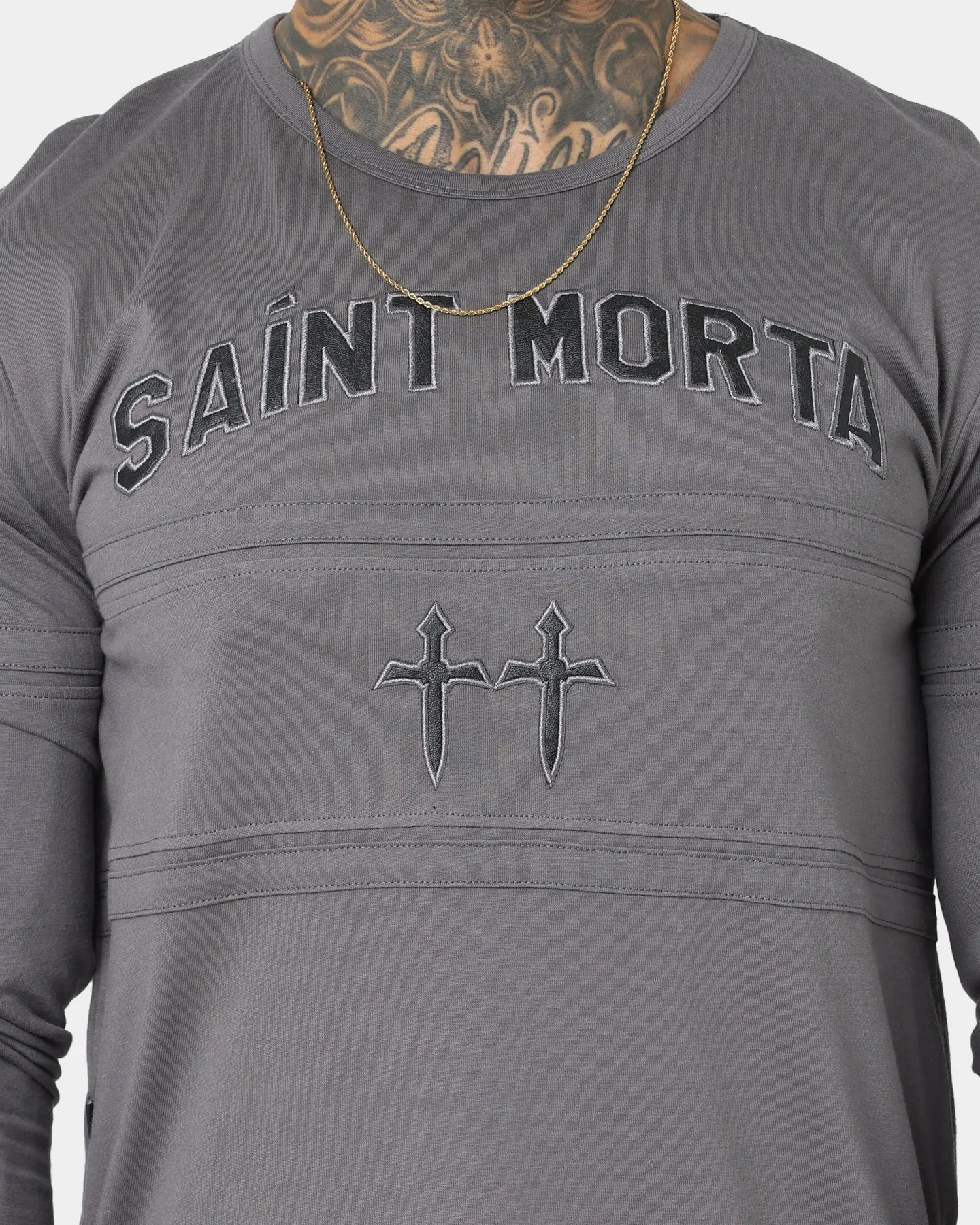 Saint Morta Renegade Kingdom Long Sleeve T-Shirt Dark Grey